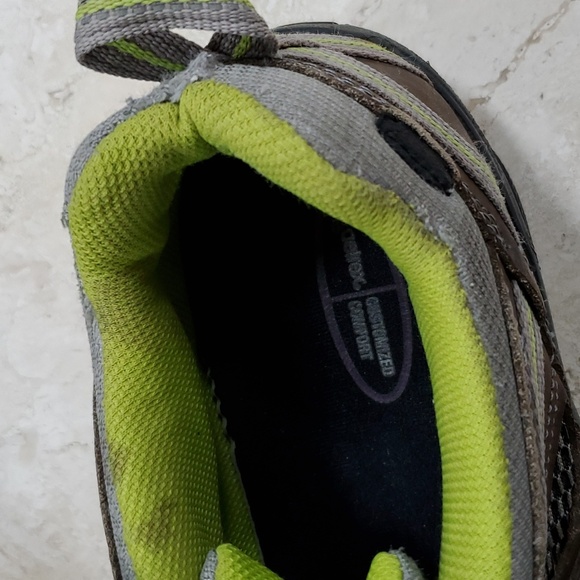 Keen Voyageur Women's Shoe Size 9.5 Green Brown Leather Hiking Sneaker - Picture 3 of 16